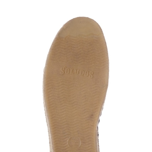 Soludos New Embroidered Espadrilles Slip-On Platform Comfort Flats NIB Sand 🎉HP - Picture 4 of 7